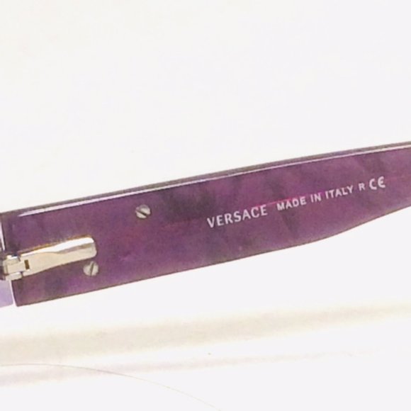 Versace Greek Key Crystal Eyeglasses Frames -Italy - Picture 7 of 13